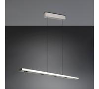 Trio Lighting Lampada LED a sospensione Graham, nichel, metallo, up/down, CCT, dimmerabile Trio Lighting