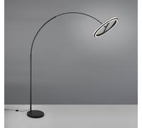 Trio Lighting Lampada LED da pavimento Amador, nera, altezza 205 cm Metallo Trio Lighting