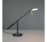 Trio Lighting Lampada LED da tavolo Monza, nero opaco, altezza 52 cm, metallo Trio Lighting