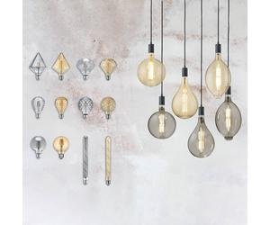 Trio Lighting Lampadina LED E27 4W 2.700K Diamant a filamento Trio Lighting