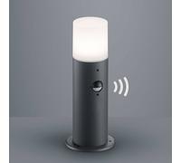 Trio Lighting Lampioncino Hoosic in antracite con sensore Trio Lighting