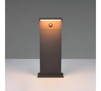 Trio Lighting Lampioncino LED Ravi, antracite, altezza 50 cm, sensore, IP54 Trio Lighting