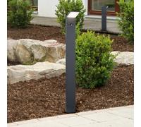 Trio Lighting Lampione a LED con sensore PEARL, altezza 50 cm, metallo antracite IP54 Trio Lighting