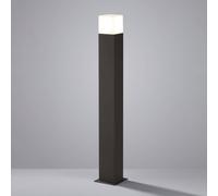 Trio Lighting Lampione a LED HUDSON, antracite, altezza 80 cm, metallo, IP44 Trio Lighting