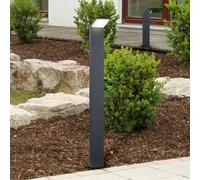 Trio Lighting Lampione a LED PEARL, altezza 100 cm, antracite, metallo, IP54 Trio Lighting