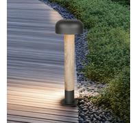 Trio Lighting Lampione FRASER, effetto cemento, altezza 54 cm, metallo, IP54 Trio Lighting