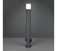Trio Lighting Lampione Hoosic con prese, antracite Trio Lighting