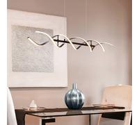 Trio Lighting LED sospensione Sequence, dimming, CCT, alluminio Trio Lighting