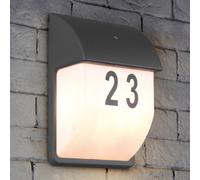 Trio Lighting Mersey numero civico con luce sensore crepuscolare Trio Lighting