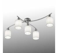 Trio Lighting Paralumi in tessuto bianco - plafoniera Garda Trio Lighting