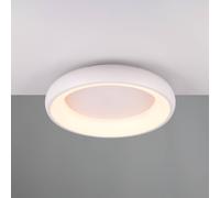 Trio Lighting Plafoniera a LED Cardona, Ø 46,5 cm, bianco opaco, metallo, CCT Trio Lighting