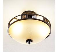 Trio Lighting Plafoniera Caecilia in stile antico, 42 cm Trio Lighting