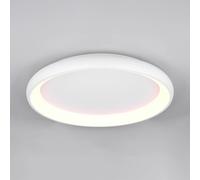 Trio Lighting Plafoniera Cardona, Ø 75 cm, bianco opaco, metallo, CCT Trio Lighting