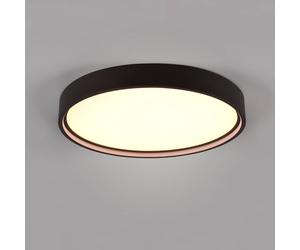 Trio Lighting Plafoniera LED Doha, CCT, nero satinato Trio Lighting
