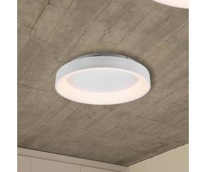 Trio Lighting Plafoniera LED Girona con telecomando, bianco Trio Lighting