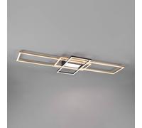 Trio Lighting Plafoniera LED Irvine, CCT, dimmerabile, ottone Trio Lighting