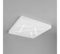 Trio Lighting Plafoniera LED Snip, bianco opaco, lunghezza 50 cm, metallo, CCT Trio Lighting