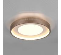 Trio Lighting Plafoniera LED Solea, marrone, Ø 40 cm, plastica Trio Lighting