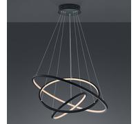 Trio Lighting Trio WiZ Aaron LED a sospensione smart, antracite Trio Lighting