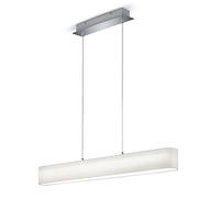 Trio Lugano Lampada a Sospensione LED, Diffusore, 18 watts, Cromo