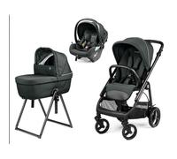 Trio Peg Perego Veloce Belvedere Brio con Ovetto Lounge Reclinabile I-Size Borsa Inclusa 2025 : Colore - METAL
