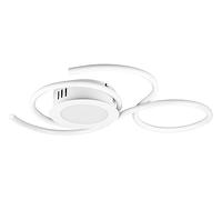 Plafoniera KERALA LED legno naturale e metallo nero 641610232