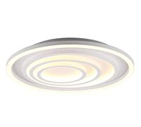 Trio-Leuchten Plafoniera KAGAWA LED 40W 5000lm 2700-6000K bianca tonda D.50cm con telecomando