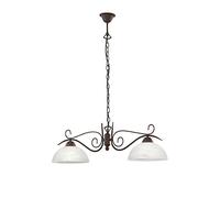 Lampadario sospeso bilanciere COUNTRY 2 luci antichizzato R3432-24