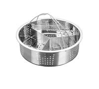 Trio Separator Set Stainless Steel Steamer Basket Rack Accessories Fas