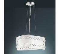 TRIO - SOSPENSIONE CHRISTOBAL 3 VETRI SATINATO 3XE27 40W