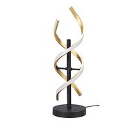 Lampada SEQUENCE LED spirale metallo ottone e nero 541810208
