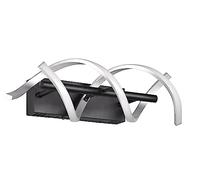 Applique a parete SEQUENCE LED spirale metallo alluminio e nero 241810205