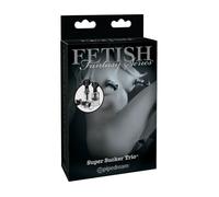 Trio ventose intime senza pompa per capezzoli e clitoride 4 cm, Poids 0.159 Kg, Colore Nero