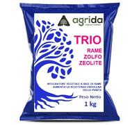 TRIO Zeolite+Zolfo+Rame forte effetto sinergico 3 elementi unico trattamento 1kg