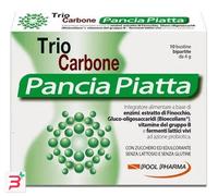 TRIOCARBONE PANCIA PIATTA 10 BUSTINE BIPARTITE 4 G