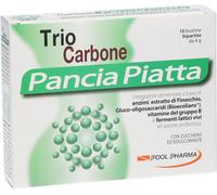 triocarbone Trio Carbone Pancia Piatta Integratore Contro Gonfiore Addominale 10 Bustine