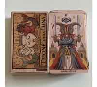 Trionfi Della Luna Mazzo Tarocchi Russo 82 Carte da Gioco Divinazione