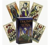 Trionfi della Luna Tarot - Carte dei Tarocchi Gotiche Illustrate, Mazzo Esoterico e Mistico di Patrick Valenza, Edizione Illustrated Pips, Arcani Maggiori e Minori per Divinazione e Collezione