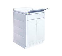 Trioplast LAVATOIO in Resina 60X50X90 Mobile+Vasca+ASSE Resina+SIFONE Made in Italy