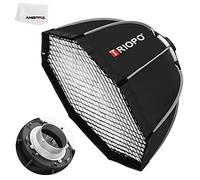 Triopo 120cm 47inch Lavagna fotografica Bowens Mount Octagon Umbrella Softbox Quick Installation Softbox + Honeycomb Grid per Studio Strobe Outdoor Fotografy