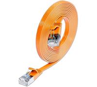 Triotronics CAR-SLIM-KAT6 0.25 OR-RJ-45-RJ-45-MAL/MASH-10/100/1000Base-T (X) -CAT6-U/FTP (STP) (PKW-S-Slim-Kat6 0.25 o) NEW