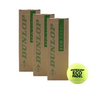 Tripack De Botes De 3 Bolas Dunlop Eco Padel 601554eu Vari