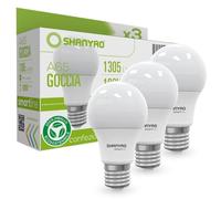 Tripack goccia led a60 serie smartline e27 12w 4000k 1.044lm