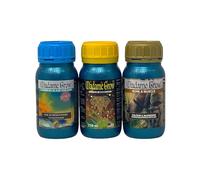 TRIPACK MERLIN - FERTILIZZANTI BIOLOGICI - Nutrimento di Alghe, PK Fioritura e Calcio e Magnesio (3 x 250 ml)