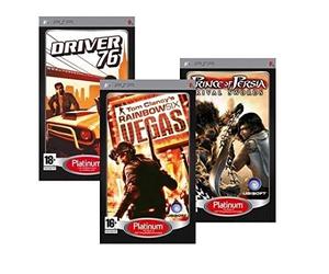 TRIPACK PSP RAINBOW 6 VEGAS + PRINCE OF PERSIA 3 + DRIVER 76 [video game]