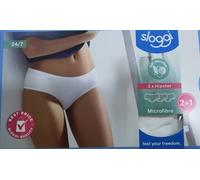 Tripack Slip Donna Sloggi 24/7 Microfibre Hipster Sensitive Vita Bassa