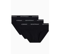 Emporio Armani Slip da uomo Bold Monogram Confezione da 3 Nero L