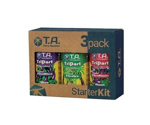 TriPart Flora Series Soft Water GHE Terra Aquatica Kit Completo Crescita Bio