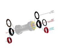 Tripeak Calotte Del Movimento Centrale Bsa Shimano/sram Dub/rotor 3d+ Ceramic Black