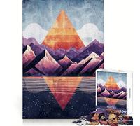 Tripeak Daylight Puzzles per adulti, 1000 pezzi, abilità analitiche, svago, evasione, assemblaggio preciso, regalo stagionale (50x75cm)
